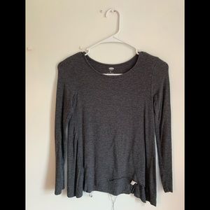Gray old navy long sleeve
